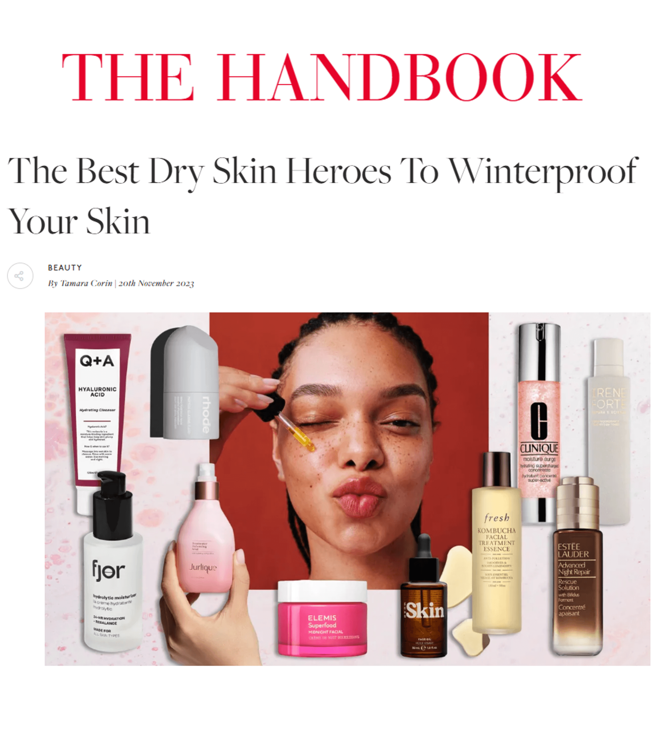 The Handbook - The Best Dry Skin Heroes to Winterproof Your Skin - fjör